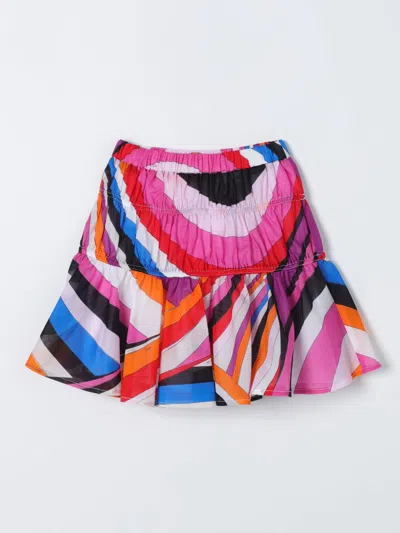Emilio Pucci Junior Skirt  Kids Color Fuchsia