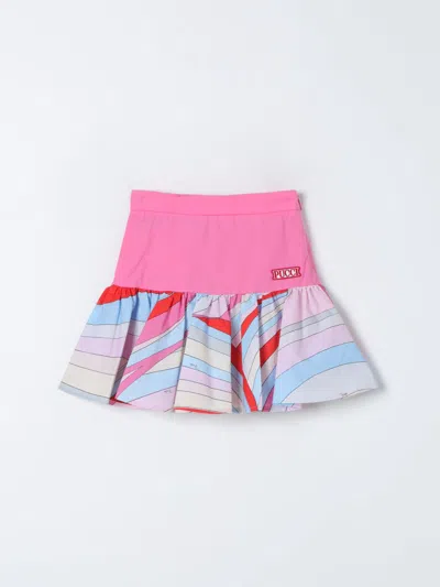 Emilio Pucci Junior Skirt  Kids Color Multicolor