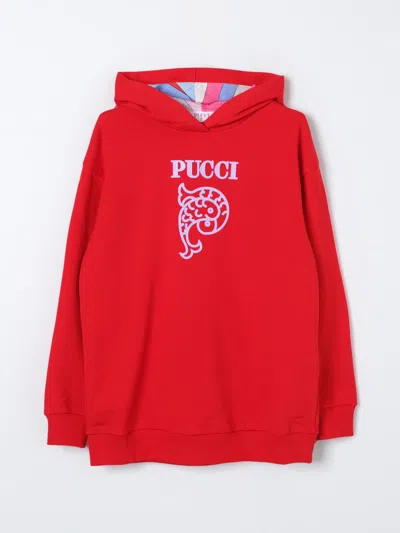 Emilio Pucci Junior Sweater  Kids Color Red