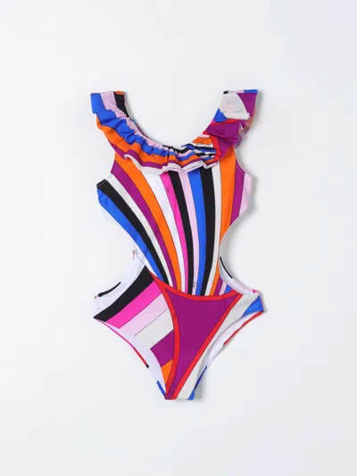 Emilio Pucci Junior Swimsuit  Kids Color Multicolor