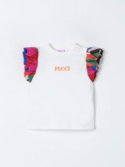 Emilio Pucci Junior Kids' T恤  儿童 颜色 象牙色 In Ivory
