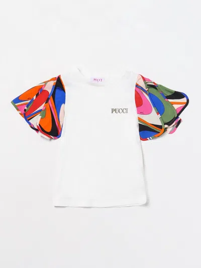 Emilio Pucci Junior T-shirt  Kids Color White