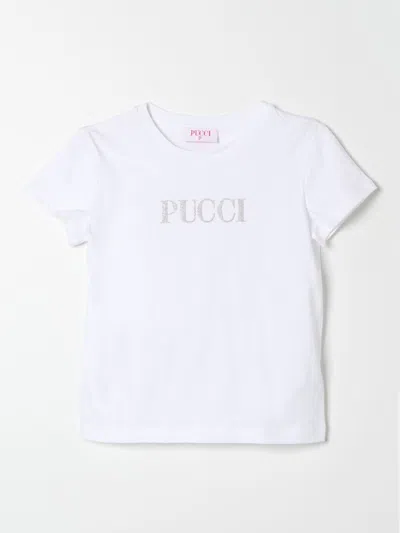 Emilio Pucci Junior Kids' T恤  儿童 颜色 白色 In White
