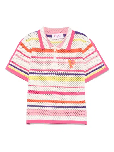 Emilio Pucci Kids Polo Shirt In Multi