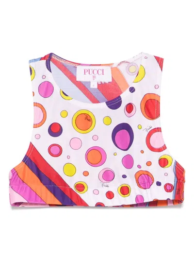 Emilio Pucci Kids Top In Multi
