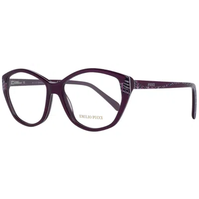 Emilio Pucci Ladies' Spectacle Frame  Ep5050 55081 Gbby2 In Purple