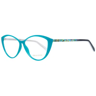 Emilio Pucci Ladies' Spectacle Frame  Ep5058 56087 Gbby2 In Blue
