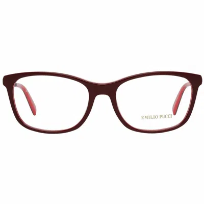 Emilio Pucci Ladies' Spectacle Frame  Ep5068 54071 Gbby2 In Burgundy