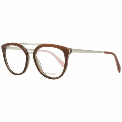 Emilio Pucci Ladies' Spectacle Frame  Ep5072 52071 Gbby2 In Brown