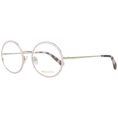 Emilio Pucci Ladies' Spectacle Frame  Ep5079 49074 Gbby2 In Gold