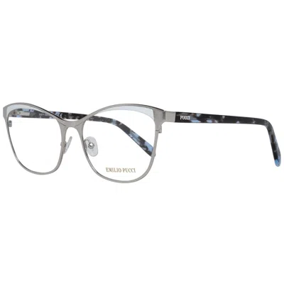 Emilio Pucci Women Optical Women's Frames In Silver