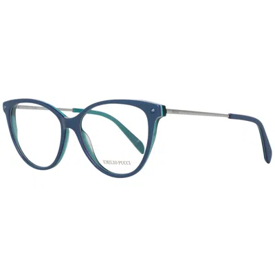 Emilio Pucci Women Optical Women's Frames In Blue