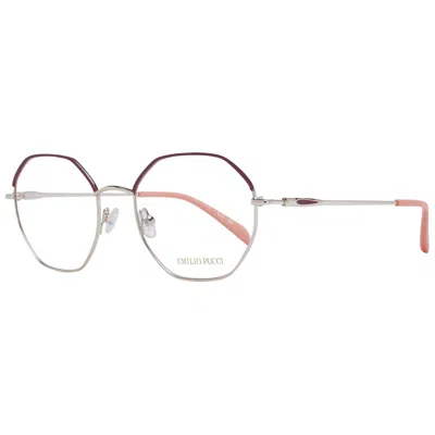 Emilio Pucci Ladies' Spectacle Frame  Ep5169 54068 Gbby2 In Metallic