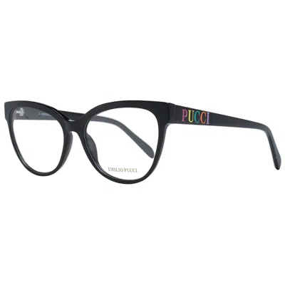 Emilio Pucci Ladies' Spectacle Frame  Ep5182 55001 Gbby2 In Black