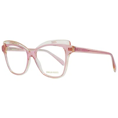 Emilio Pucci Ladies' Spectacle Frame  Ep5198 54074 Gbby2 In Neutral