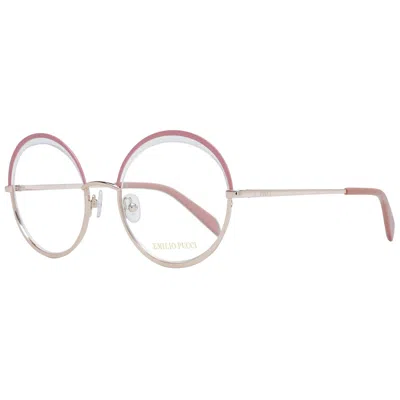 Emilio Pucci Women Optical Women's Frames In Pink