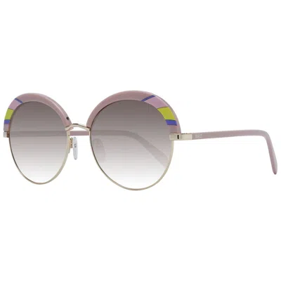 Emilio Pucci Ladies' Sunglasses  Ep0102 5747f Gbby2 In Gray