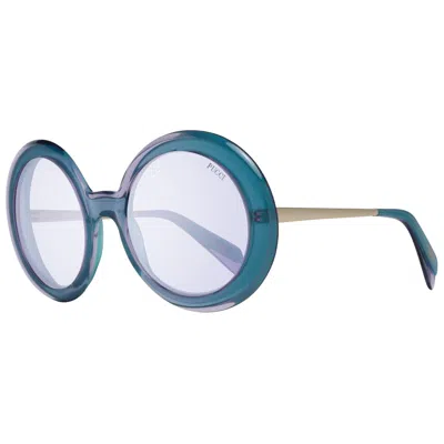Emilio Pucci Ladies' Sunglasses  Ep0110 5780y Gbby2 In Burgundy