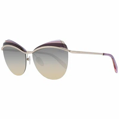 Emilio Pucci Ladies' Sunglasses  Ep0112 5928b Gbby2 In Gray