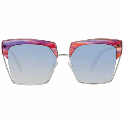 Emilio Pucci Ladies' Sunglasses  Ep0129 5756w Gbby2 In Metallic