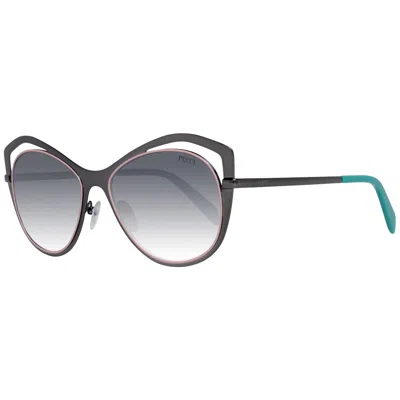 Emilio Pucci Ladies' Sunglasses  Ep0130 5608b Gbby2 In Black