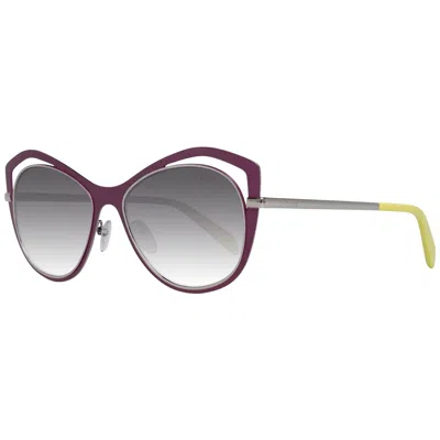 Emilio Pucci Ladies' Sunglasses  Ep0130 5681t Gbby2 In Black