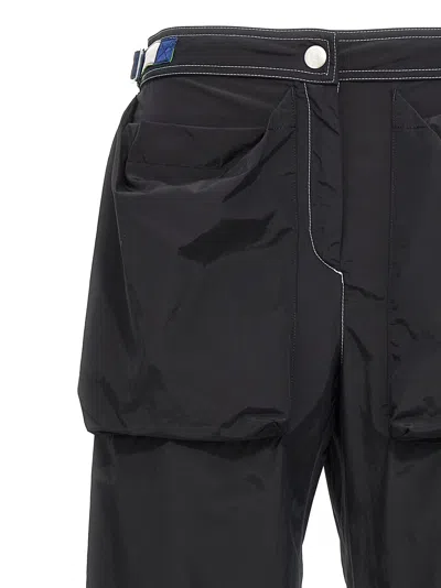 Pucci Logo-embroidered Cargo Pants In Black