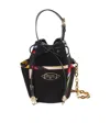 Pucci Logo-plaque Bucket Bag In Black