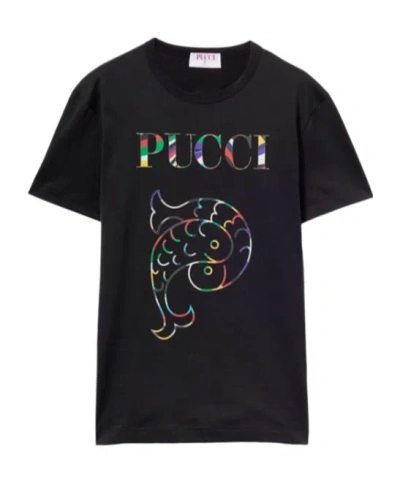 PUCCI PUCCI GRAPHIC LOGO T-SHIRT