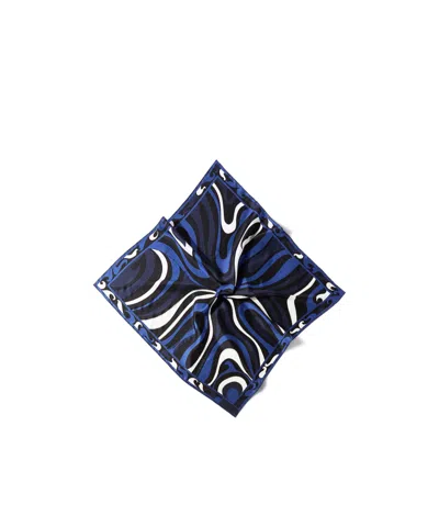Pucci Logo Scarf In Black