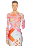 EMILIO PUCCI LONG SLEEVE TOP