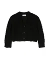 Pucci Long-sleeved Knitted Cardigan In Black