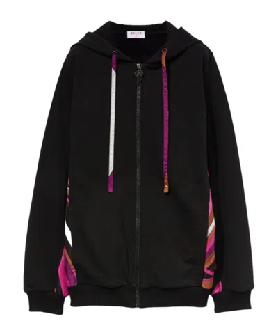 Emilio Pucci Long-sleeved Sweater In Black