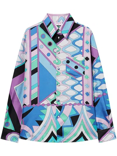 EMILIO PUCCI EMILIO PUCCI L.S. SHIRT - SILK TWILL