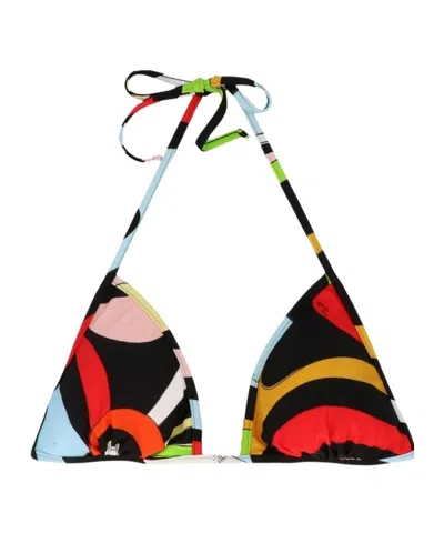 Pucci Marmo-print Bikini Top