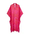 Emilio Pucci Marmo-print Kaftan In Red