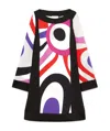 Emilio Pucci Viscose Mini Dress In Black