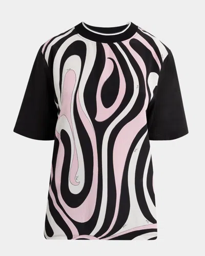 PUCCI MARMO-PRINT SHORT-SLEEVE T-SHIRT