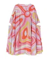 Pucci Marble Print Tunic Dress In Pink