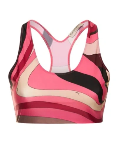 Emilio Pucci Marmo Printed Sports Vest