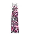 Pucci Long Dress Woman In Black