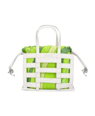 Emilio Pucci Mini Cage Logo Shoulder Bag