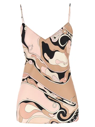 Emilio Pucci Orchid Top Tops Pink