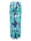 Pucci Women Orchidee Print Stretch Jersey Caftan