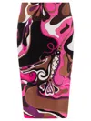 Emilio Pucci Orchidee-print Pencil Skirt