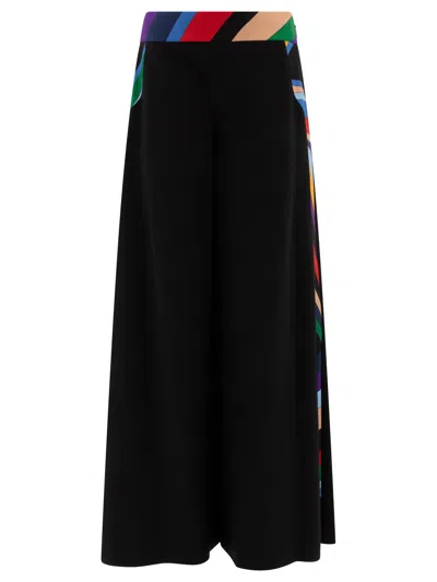 Pucci Emilio  Palazzo Trousers In Black