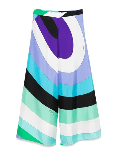 Emilio Pucci Pant In Multi