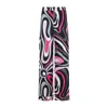 Pucci Marble Print Silk Pants In Black