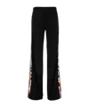 Emilio Pucci Pattern-printed Trim Straight-leg Trousers