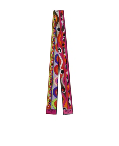 Emilio Pucci Pattern Scarf In Red